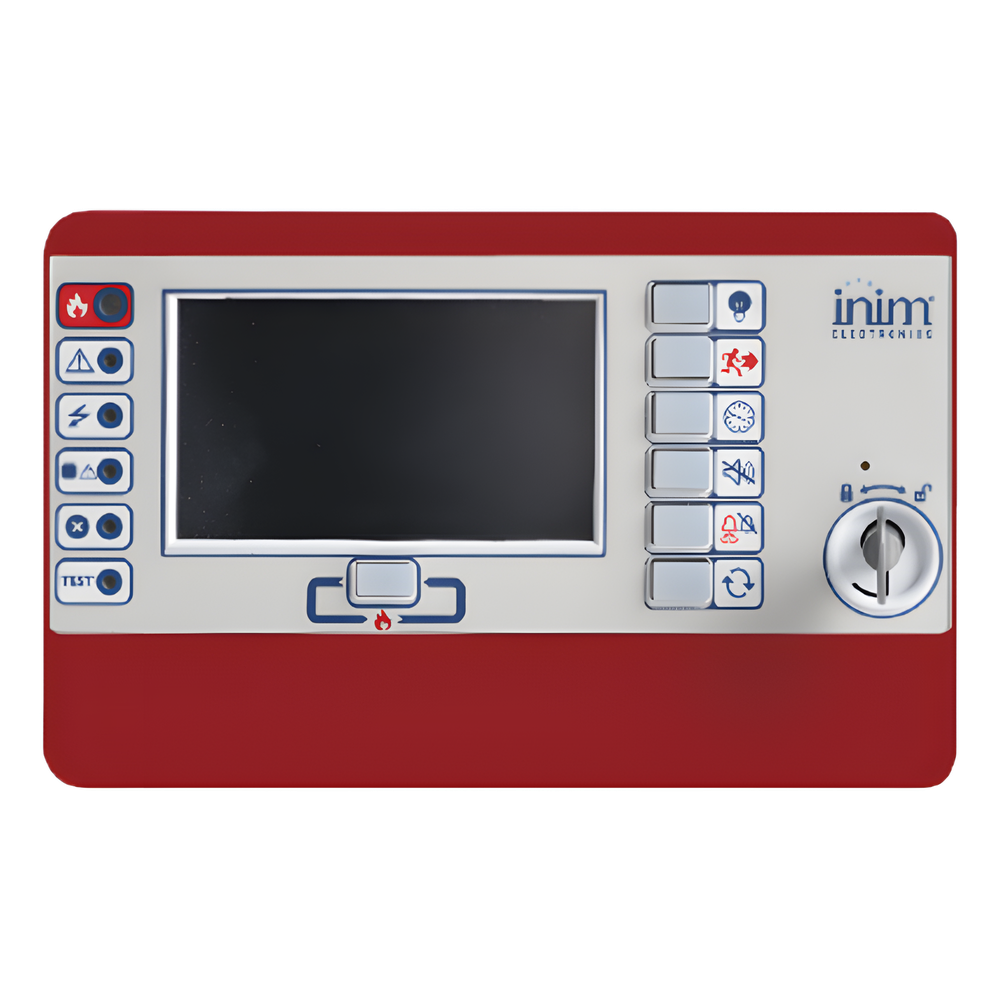 Teclado Remoto Repetidor / Red HorNet+ RS485 / Alimentación 19-30 VCC / Visualización Personalizable / Certificación EN 54 / Diseño Compacto 210x132x32 mm