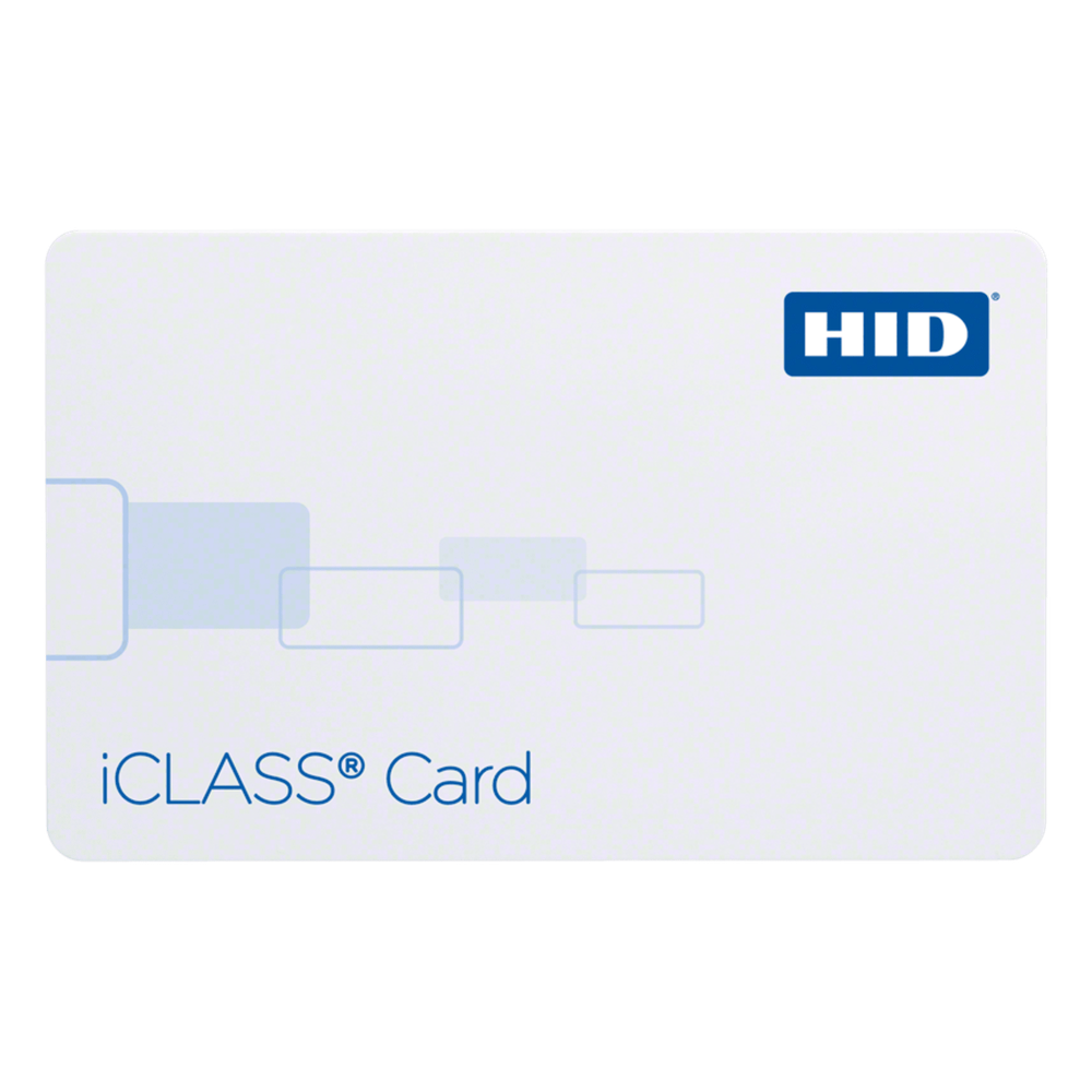 Tarjeta de Proximidad iCLASS / 2KB Memoria / PVC Compuesto / Corporate 1000 48-bit / Formato Delgado