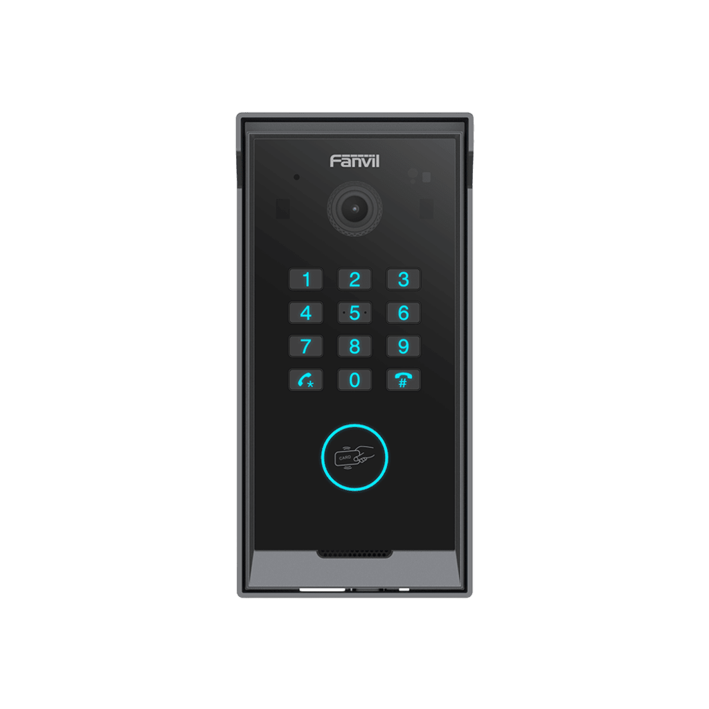 VoIP Telefonia IP VideoconferenciaFANVILI60KVideoportero IP SIP Camara HD IP65 Teclado RFID BLE ONVIF App Fanvil I60K - SILYMX