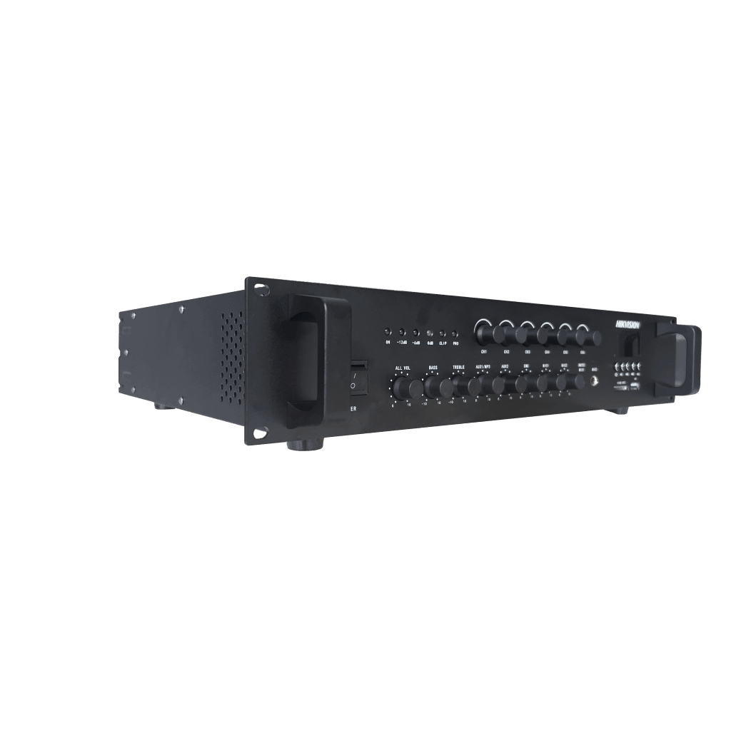 Equipos de AudioHIKVISIONDS-QAE0A240G1-VB6/110Amplificador Bluetooth 6 Canales 240W 70/100V Montaje Rack Hikvision DS - QAE0A240G1 - VB6/110 - SILYMX