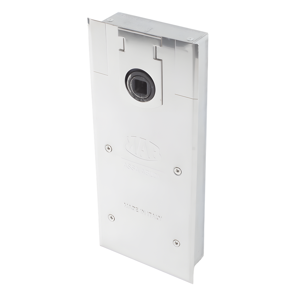 Cierrapuertas de Piso / Puertas Doble Acción hasta 120 kg / Apertura 130° / Cierre Hidráulico Ajustable / Caja 40 mm / Certificado EN 1154