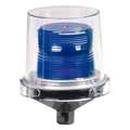 Luces estroboscópicas para lugares peligrosos Electraray® , Homologado UL y cUL para Clase I, División 2, Grupos A, B, C y D; Clase II, División 2, Grupos F y G; Clase III , 12-24 VCD, color Azul, parpadeo predeterminado