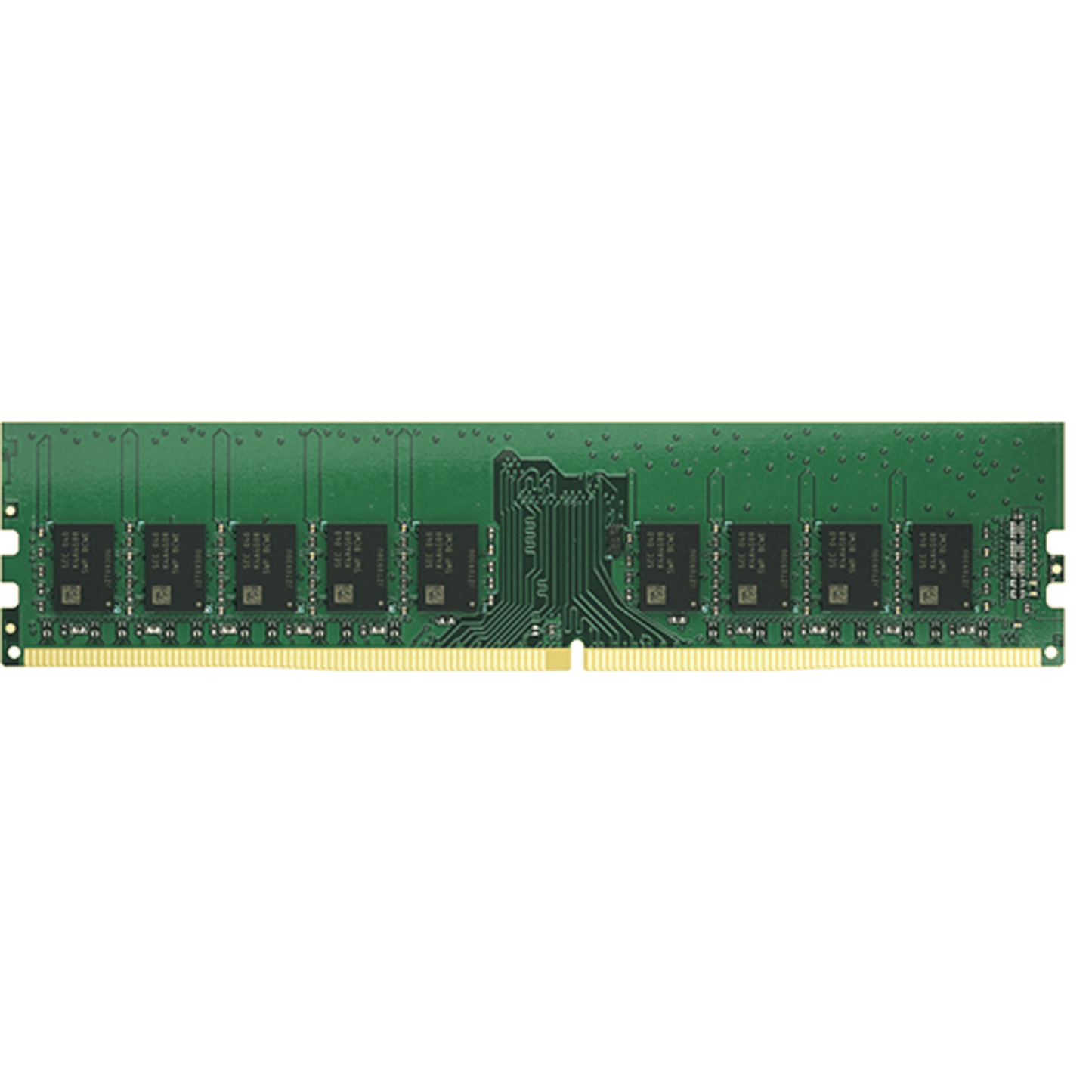 Módulo de Memoria DDR4 ECC Unbuffered DIMM 16GB 2666 MHz Compatible con Series SA: SA3400D  SA3200DSeries UC: UC3400  UC3200Series 21: RS4021xs+  RS3621xs+  RS3621RPxs  RS2821RP+  RS2421RP+  RS2421+Series 19: RS1619xs+ Series 18: