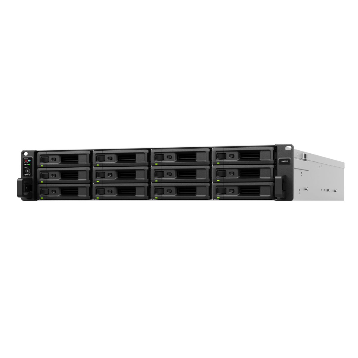 SYNOLOGYSA3610Servidor de Almacenamiento Synology SA3610 Alta Escalabilidad 12 Bahías Hasta 1728 PB de Capacidad 6 200/3 000 MB/s Lectura/Escritura 10GbE RAID F1 0 1 5 6 10 - SILYMX