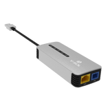 OLT / ONT / ONUV - SOLV2802UONU Dual GPON/EPON USB Portátil 1 puerto RJ45 2.5Gbps 1 puerto USB tipo C V - SOL V2802U - SILYMX