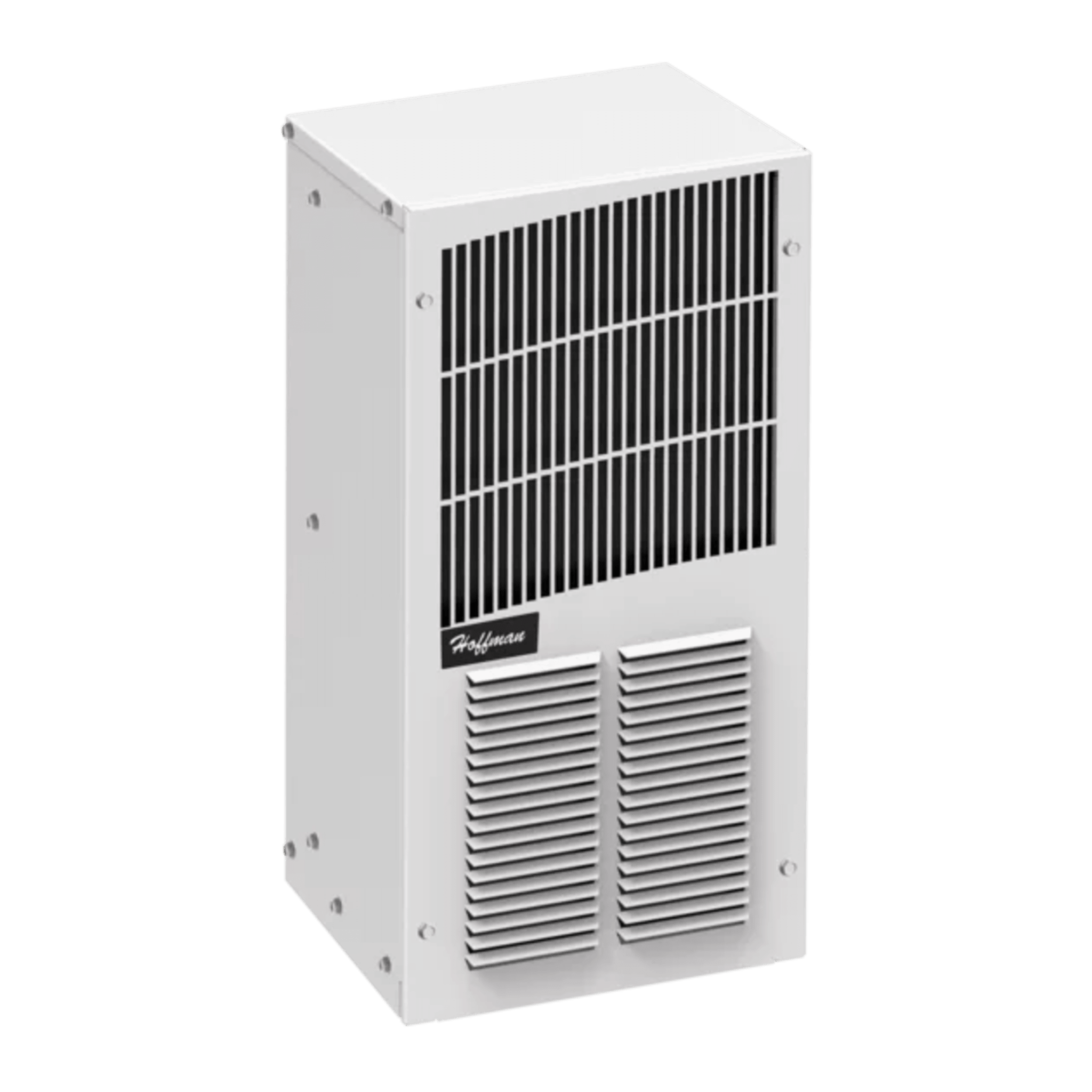 Aire Acondicionado Compacto Para Exterior, Uso en Gabinetes de Telecomunicaciones de Grado Industrial, Frío T20, 2000 BTU, 115 Vca, de Acero, Color Negro HOFFMAN T200216G201 - SILYMX