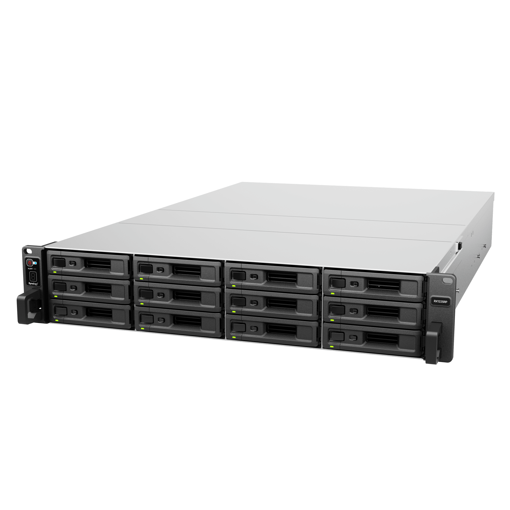 Unidad de Expansión Synology RX1225RP 12 Bahías para Unidades 35" y 25" SATA HDD/SSD Intercambio en Caliente Fuente de Alimentación Redundante Compatible con Synology DSM