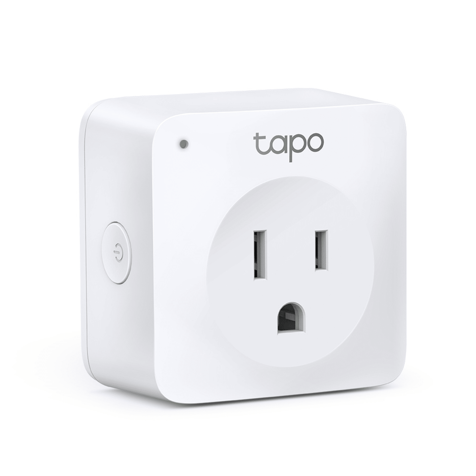 Mini tomacorriente inteligente Wi-Fi, 100 - 120V~, 50/60Hz, 15.0A, compatible con Amazon Alexa y Google Assistant, color blanco TP-LINK TAPOP100-1P - SILYMX