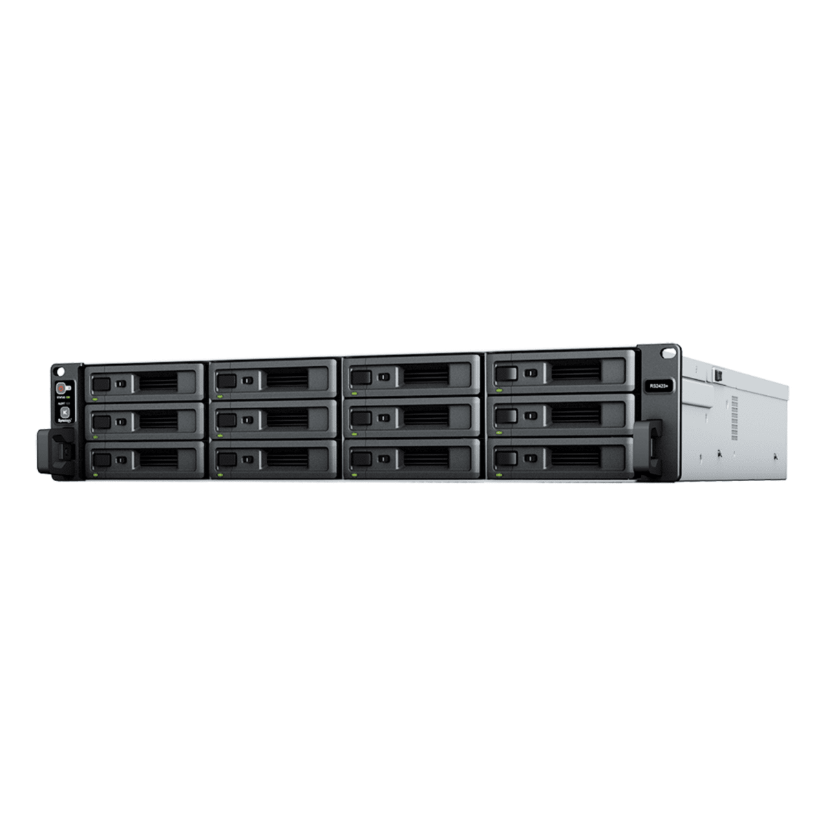 Servidor NASSYNOLOGYRS2423+Servidor Almacenamiento RackStation 12 Bahías 2U 216TB 10GbE Fuentes Duales Synology RS2423RP+ - SILYMX