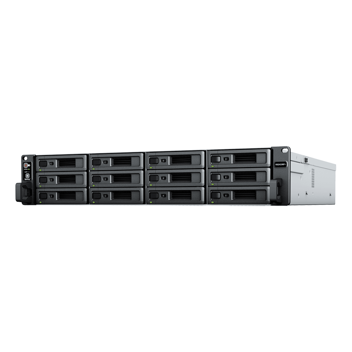 Servidor de Almacenamiento RackStation RS2423RP+ 12 Bahías 2U Hasta 432 TB Conectividad 10GbE RAID Soportado Fuentes de Alimentación Duales Intercambio en Caliente Compatibilidad con VMware y Hyper-V