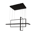 JWJJLAR-10001Lámpara de Techo LED 100W Luz Blanca 6500K, Neutra 4000K, Cálida 2700K IP20 Ángulo de Luz 120° Aluminio y PC Vida Útil 50,000h Longitud de Cable Ajustable JWJ JLAR - 10001 - SILYMX