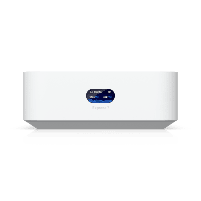 UBIQUITIUX7UniFi Express UX7 Cloud Gateway Compacto con WiFi 7, Ejecuta UniFi Network, Alimenta una Red Completa o Funciona como Punto de Acceso - SILYMX