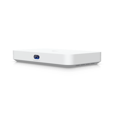 UBIQUITIUCG-FIBERUCG Fiber Cloud Gateway de 10G de Escritorio con Switch Integrado de 4 Puertos 2.5 GbE y 1 Puerto 10G SFP+, Compatibilidad Total con Full Stack UniFi - SILYMX