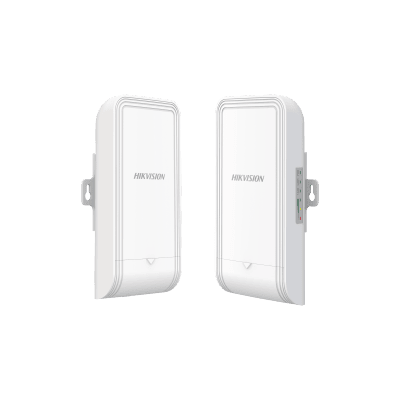 HIKVISIONDS-3WF1000-EI-2NKit de Punto de Acceso (AC) PTP y PTMP en 2.4 GHz / Hasta 300 Mbps / Antena de H: 60° / MIMO 2X2 / 7 dBi de Ganancia / Uso en Exterior (IP55) / Administración Gratuita desde la Nube - SILYMX