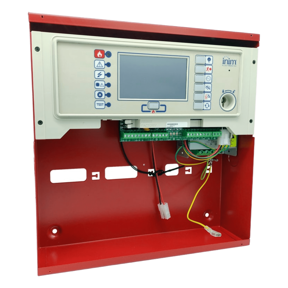 Central de Detección de Incendio / Sistema Analógico Direccionable / 1 Loop 240 Puntos / Pantalla Táctil / Gestión Cloud / EN54-2/4/21 / UL INIM ELECTRONICS - Imagen 1