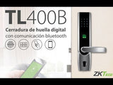 Cerradura autónoma derecha bluetooth de huella digital, tarjeta de proximidad y contraseña / APP ZK Smart Key