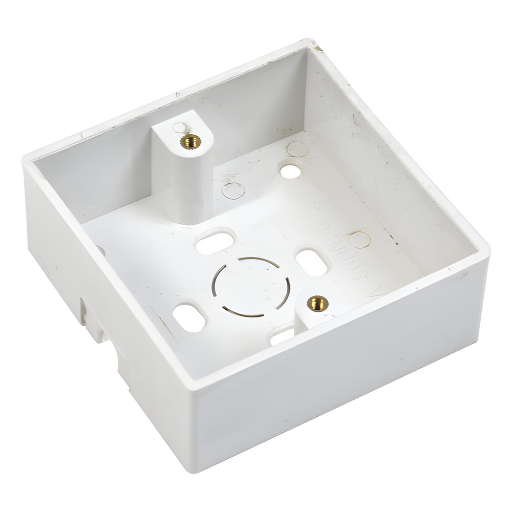 Caja de Montaje para Botón de Salida Plástico ABS 85 x 85 mm Compatible PRO802B ACCESSPRO PRO802-BOX - Imagen 1