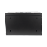 Gabinete de Pared PRECISION 19'' 6UR (455mm) - Puerta Perforada Incluye: 2 Ventiladores y Panel Cepillo - Imagen 2