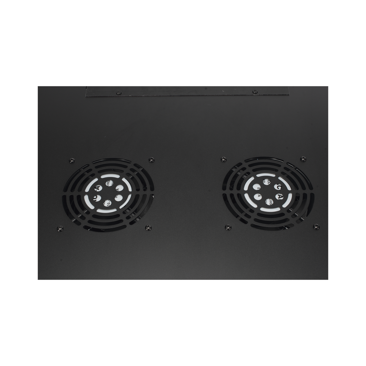 Gabinete de Pared PRECISION 19'' 6UR (455mm) - Puerta Perforada Incluye: 2 Ventiladores y Panel Cepillo - Imagen 4