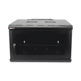 Gabinete de Pared PRECISION 19'' 6UR (455mm) - Puerta Perforada Incluye: 2 Ventiladores y Panel Cepillo - Imagen 6