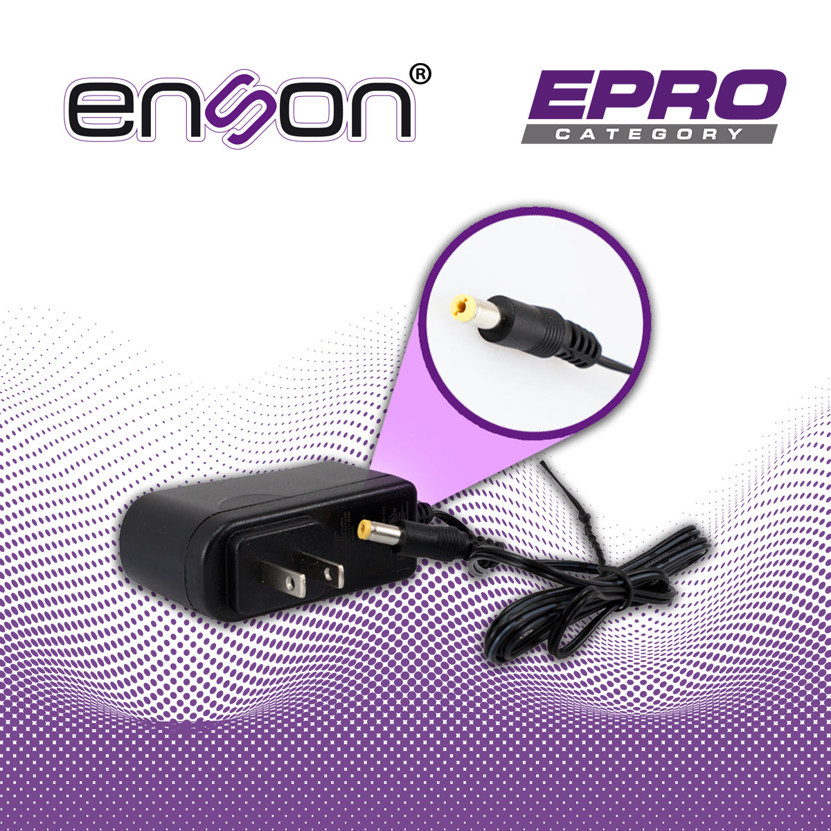 Fuente de Poder 12V 1A para Camara CCTV Certificacion UL ENSON PS-1210 - Imagen 1