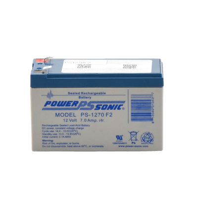 BateriasPOWER SONICPS-12120-F2Batería 12V 12AH Respaldo AGM VRLA 5 Años Terminales F2 UL Power Sonic PS - 12120 - F2 - SILYMX