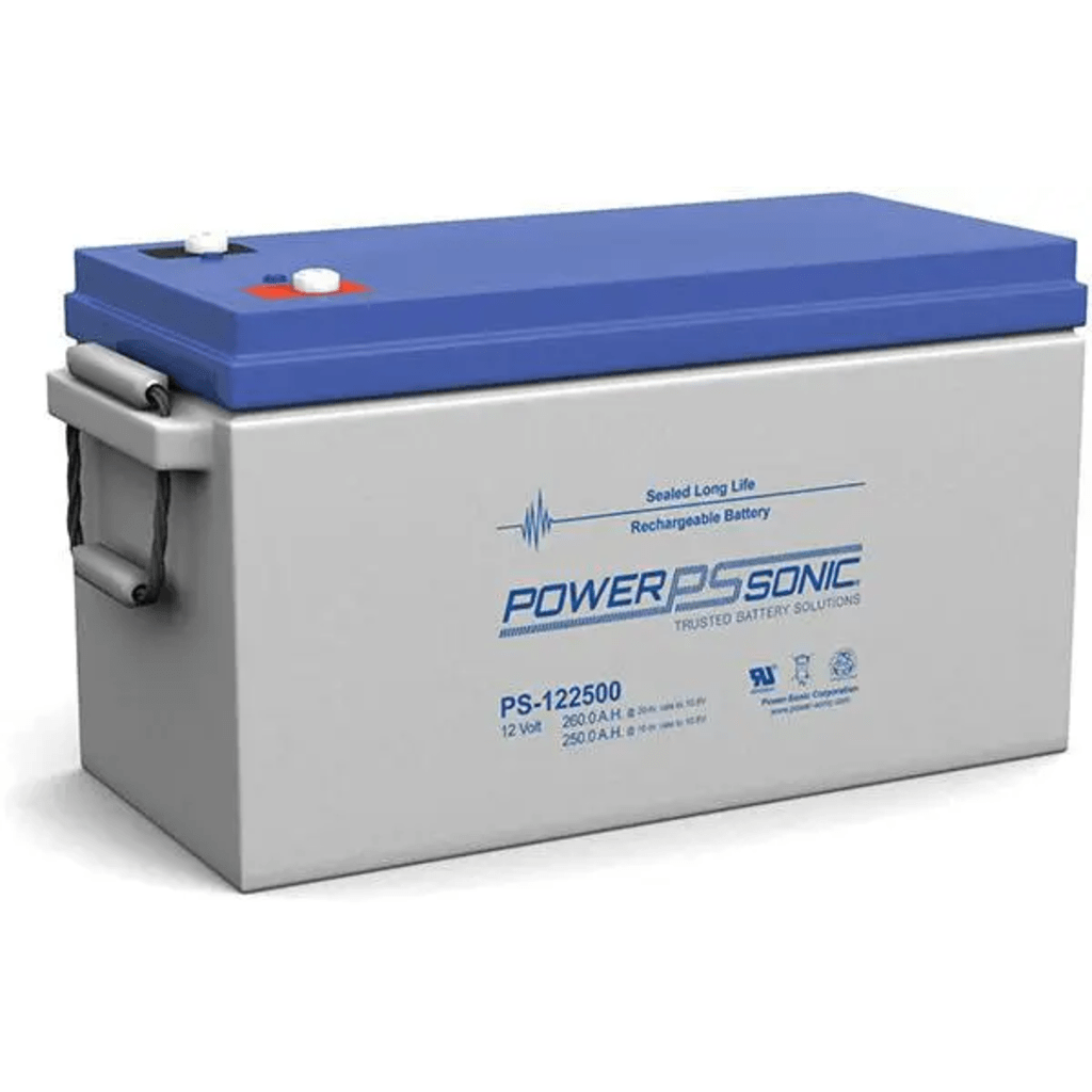 Batería 12V, 260AH, Para Respaldo, Tecnologías AGM/VRLA, 5 Años Vida Útil, Terminales B (M8), Reconocida UL POWER SONIC - Imagen 1