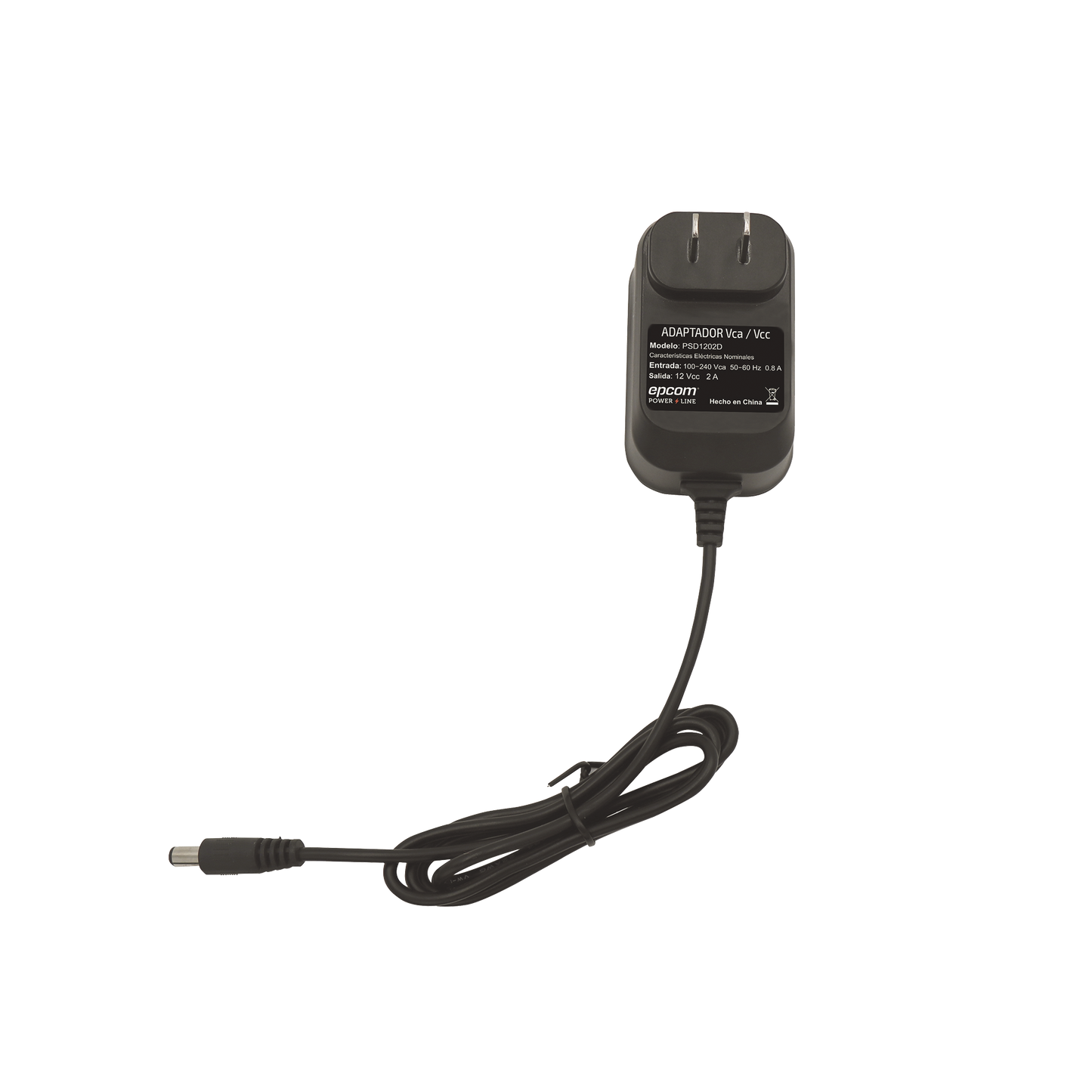 Adaptador de Pared Fuente de 12 Vcc Regulada 2 Amp Voltaje de Entrada de 100 - 240 VCA PSD1202D EPCOM POWERLINE - Imagen 3