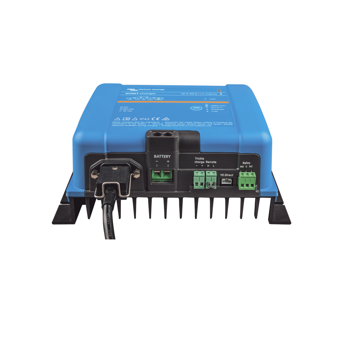 Phoenix Smart IP43 12/30 / Cargador de Baterías 12V, 30A / Para Ambientes Marinos y Terrestres. / Para baterías de Plomo y Litio VICTRON ENERGY - Imagen 1