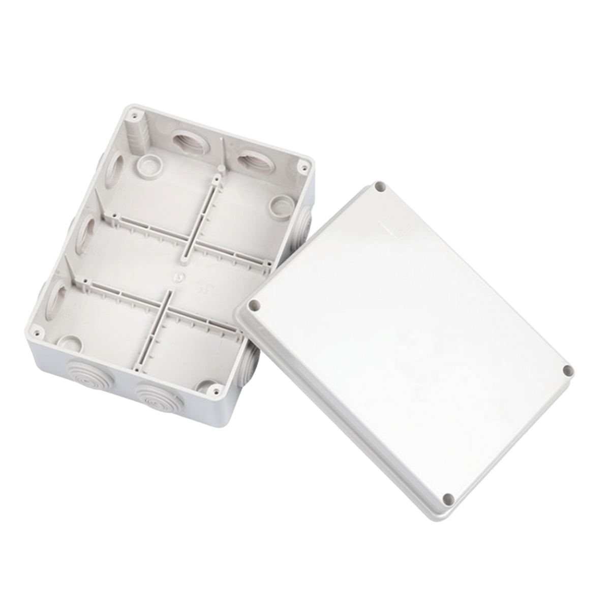Caja Derivación-Conexión de Plástico (14 X 19 X 7.6 cm) con 10 Glándulas de Goma PRECISION - Imagen 3