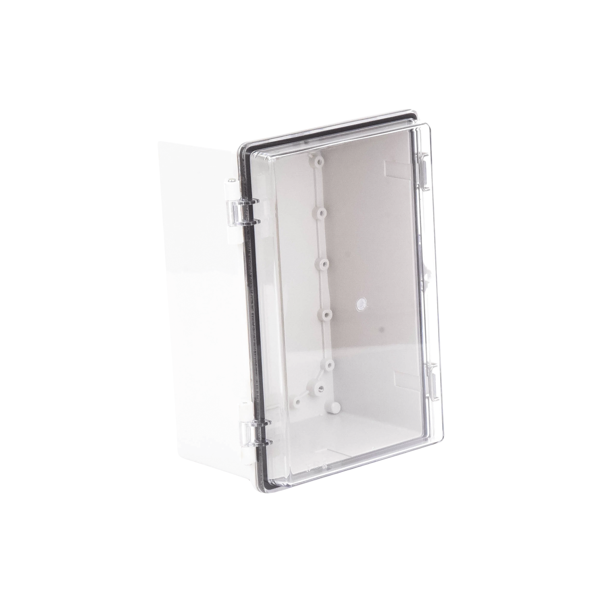 Gabinete Plástico ABS Puerta Transparente Uso en Intemperie IP66 190x290x140 mm cierre por Broche Inoxidable PST-1929-14ET PRECISION - Imagen 4