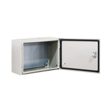Gabinete de Acero IP66 Uso en Intemperie (400 x 300 x 300 mm) con Placa Trasera Interior Metálica y Compuerta Inferior Atornillable (Incluye Chapa y Llave T). Ideal para Centros de Carga y Tableros de Control PRECISION PST-4030-30A - Imagen 2