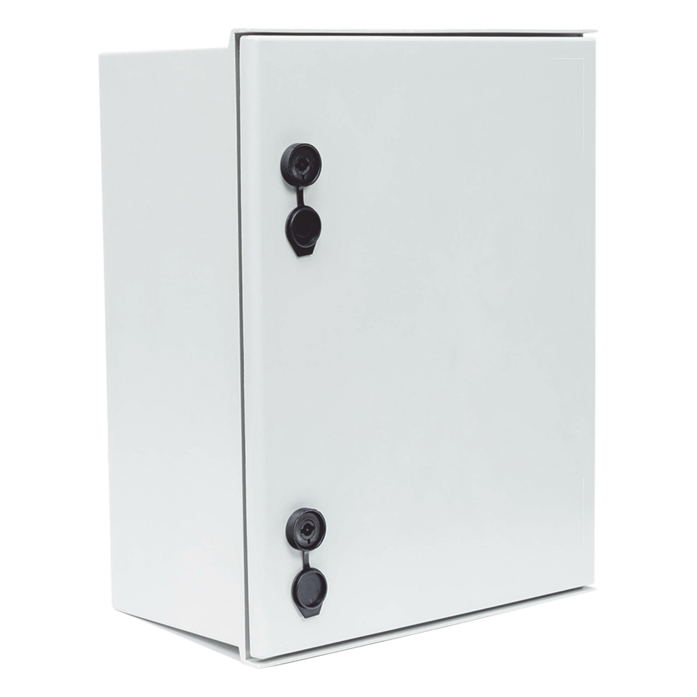 Gabinete de Poliéster IP65 Uso en Intemperie (400 x 500 x 200 mm) con Placa Trasera Interior (Incluye Chapa y Llave) PRECISION - Imagen 2