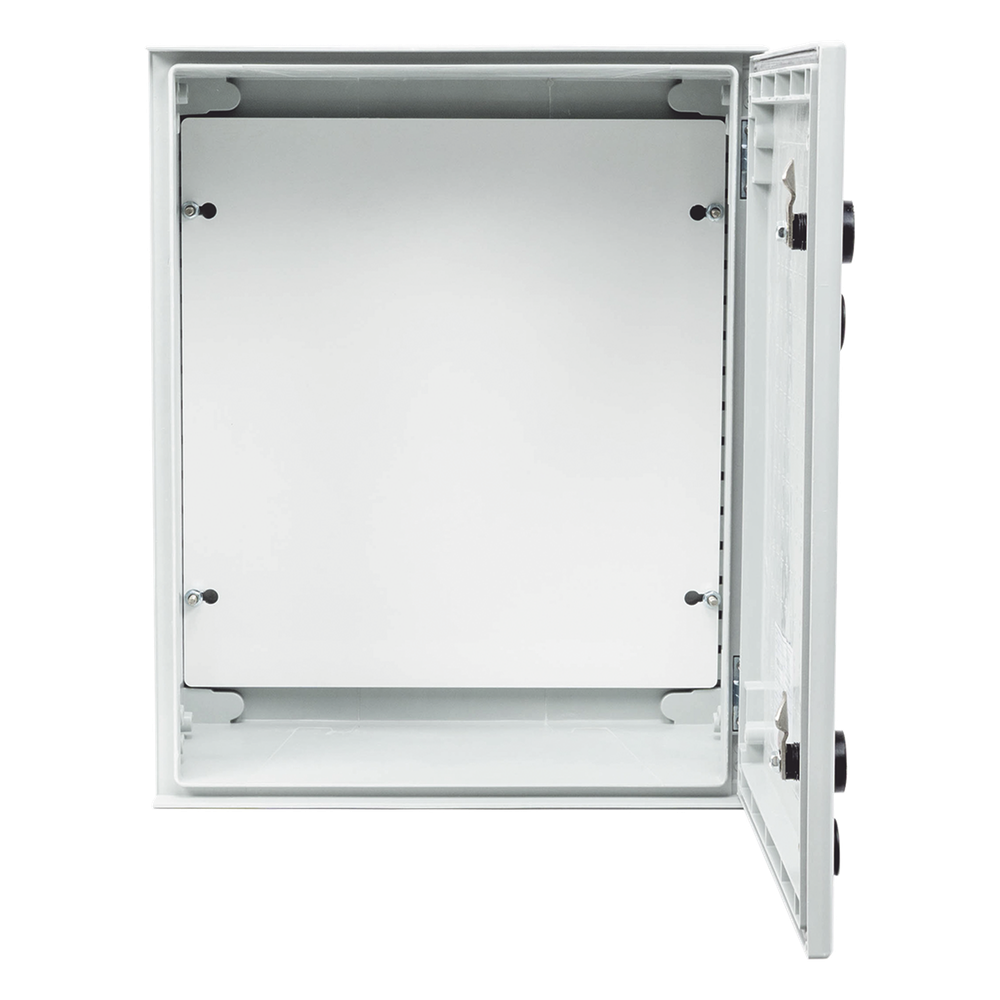 Gabinete de Poliéster IP65 Uso en Intemperie (400 x 500 x 200 mm) con Placa Trasera Interior (Incluye Chapa y Llave) PRECISION - Imagen 3