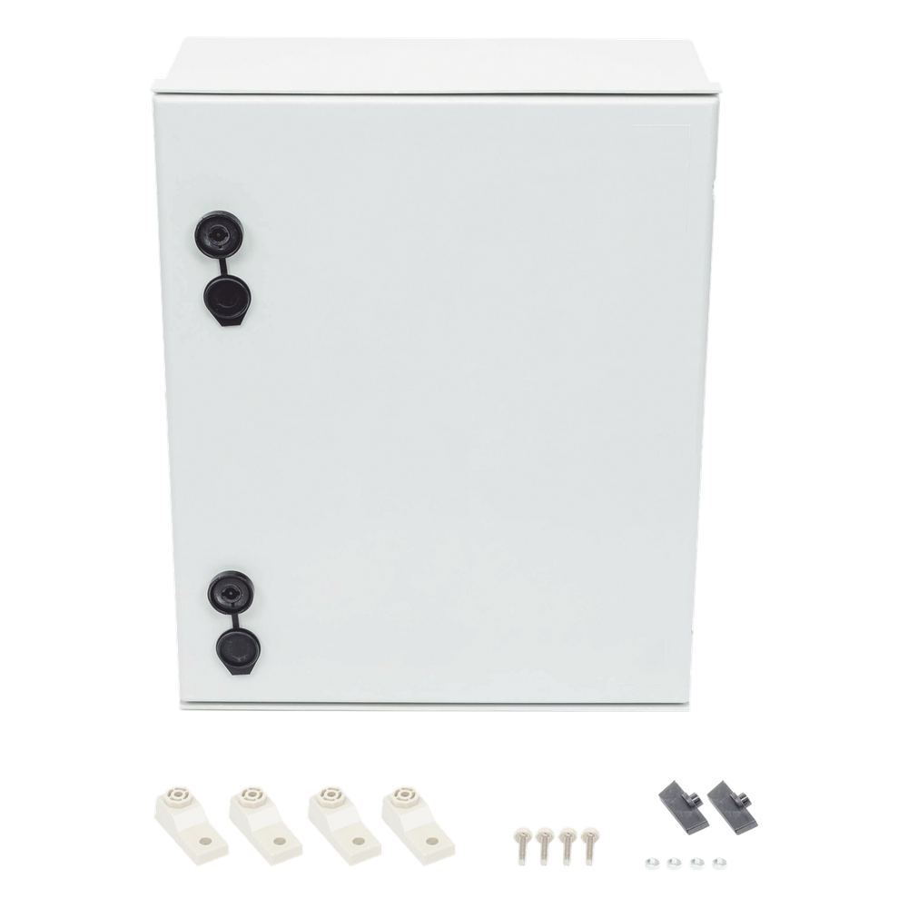 Gabinete de Poliéster IP65 Uso en Intemperie (400 x 500 x 200 mm) con Placa Trasera Interior (Incluye Chapa y Llave) PRECISION - Imagen 5