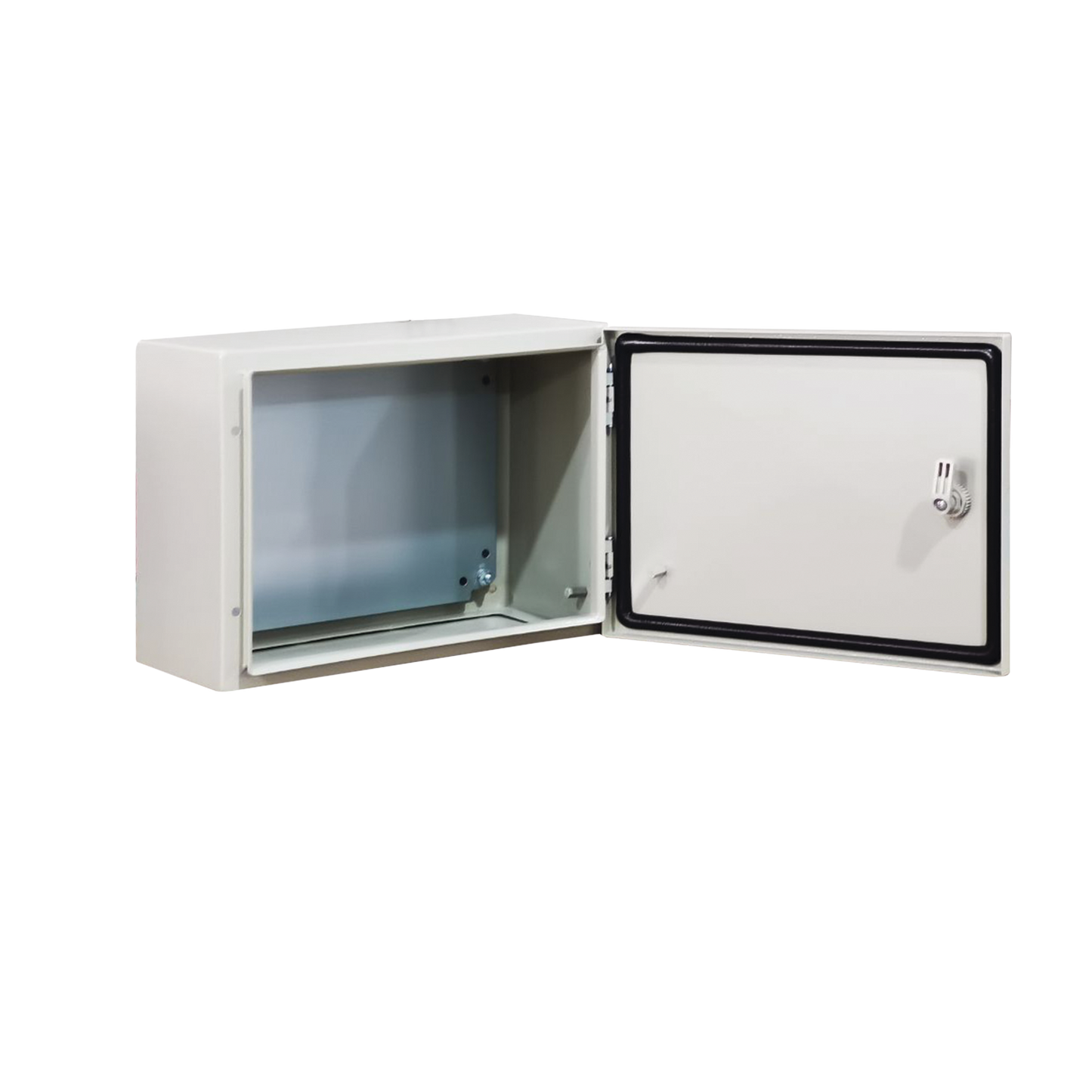 Gabinete de Acero IP66 Uso en Intemperie (500 x 300 x 300 mm) con Placa Trasera Interior Metálica y Compuerta Inferior Atornillable (Incluye Chapa y Llave T). Ideal para Centros de Carga y Tableros de Control PRECISION PST-5030-30A - Imagen 1