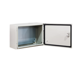 Gabinete de Acero IP66 Uso en Intemperie (500 x 300 x 300 mm) con Placa Trasera Interior Metálica y Compuerta Inferior Atornillable (Incluye Chapa y Llave T). Ideal para Centros de Carga y Tableros de Control PRECISION PST-5030-30A - Imagen 1