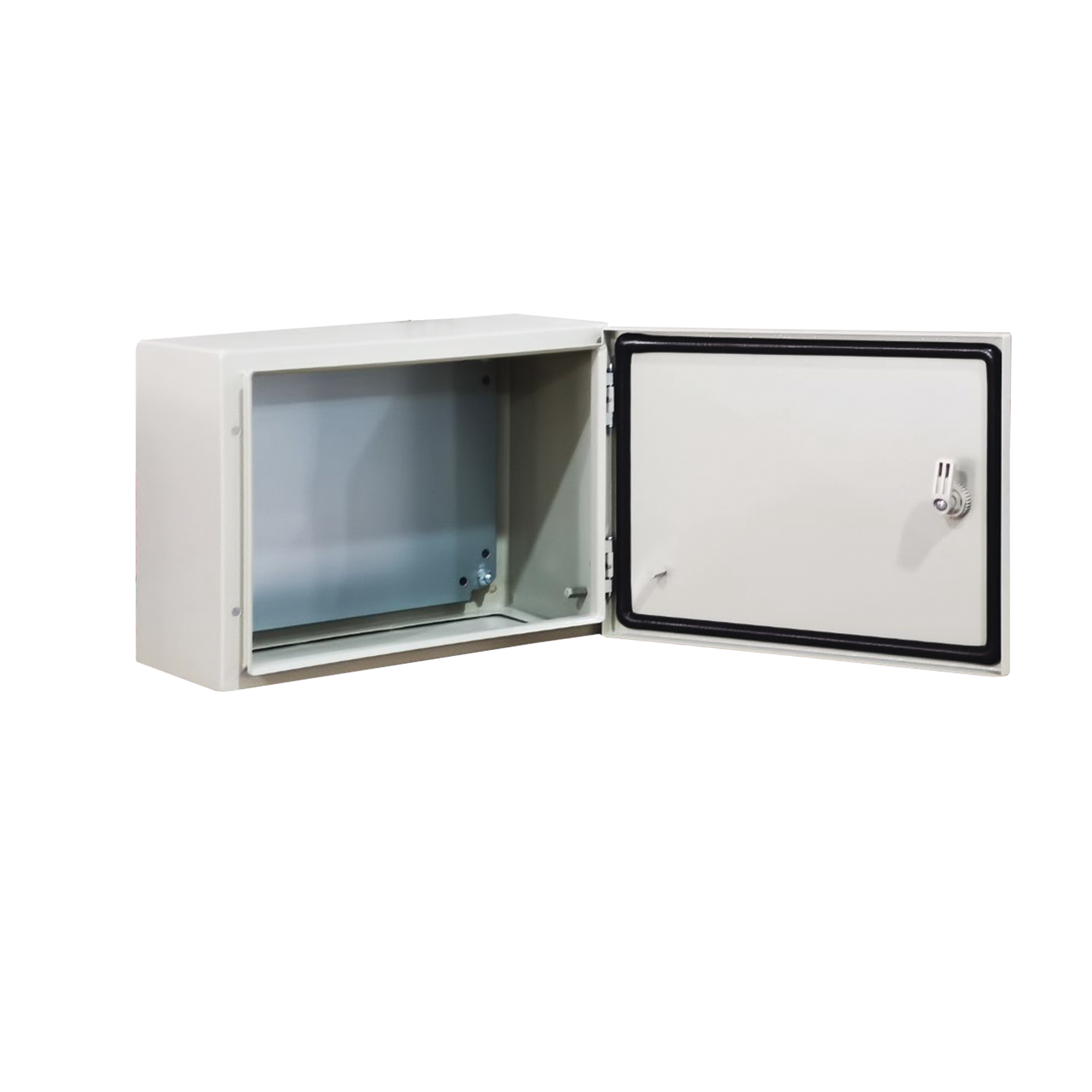 Gabinete de Acero IP66 Uso en Intemperie (500 x 300 x 300 mm) con Placa Trasera Interior Metálica y Compuerta Inferior Atornillable (Incluye Chapa y Llave T). Ideal para Centros de Carga y Tableros de Control PRECISION PST-5030-30A - Imagen 1