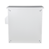 Gabinete Ventilado de Acero IP55 Uso en Exterior (593 x 609 x 399 mm) con Placa Trasera Interior Metálica y Compuerta Inferior Atornillable. Incluye Ventilador, Ventilas, filtros, Montaje Rack 19", Terminal de Tierra Física, Chapas y Ll PRECISION - Imagen 2
