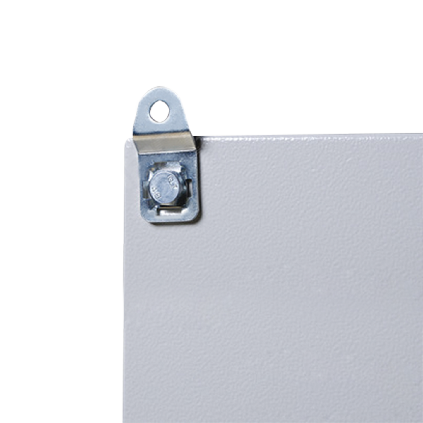 Juego de 4 Pestañas Metálicas para Fijación a Pared de Gabinetes Línea PST. Incluye tornillo y tuerca. PRECISION - Imagen 1
