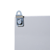 Juego de 4 Pestañas Metálicas para Fijación a Pared de Gabinetes Línea PST. Incluye tornillo y tuerca. PRECISION - Imagen 1