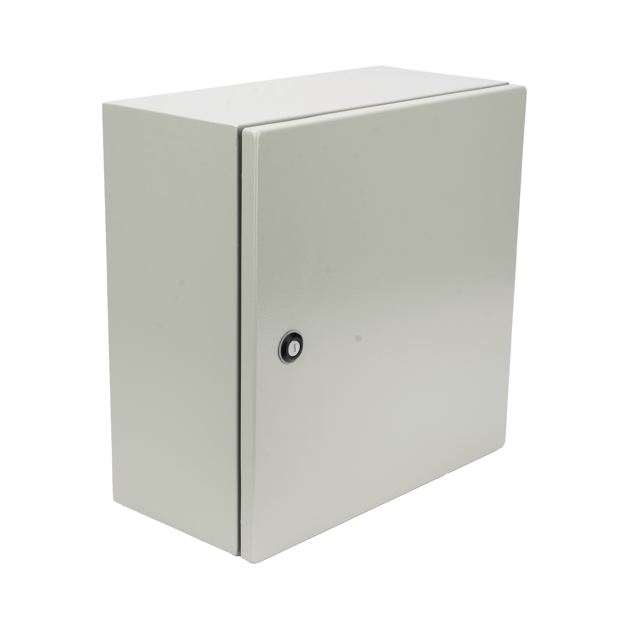 Gabinete de Acero IP66 Uso en Intemperie (400 x 400 x 200 mm) con Placa Trasera Interior de Metal y Compuerta Inferior Atornillable (Incluye Chapa y Llave PST407) PRECISION - Imagen 2