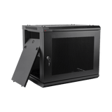 Racks CerradosPRECISIONPSTC-09-645BDPGabinete Rack 19in 9UR Puerta Perforada 450mm Negro PRECISION PSTC - 09 - 645BDP - SILYMX