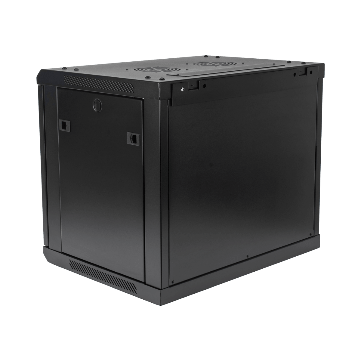 Racks CerradosPRECISIONPSTC-09-645BDPGabinete Rack 19in 9UR Puerta Perforada 450mm Negro PRECISION PSTC - 09 - 645BDP - SILYMX