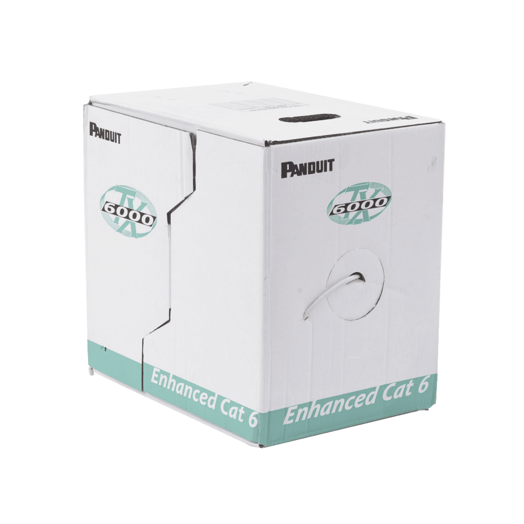 Cables Categoria 6PANDUITPUC6004IG-MEBobina Cable UTP Cat6 Mejorado 305m (1000ft) Cobre 23 AWG Reelex PVC Gris Panduit PUC6004IG - ME - SILYMX