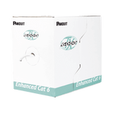 Cables Categoria 6PANDUITPUR6004IG-MEBobina Cable UTP 305m (1000ft) Cat6 Mejorado Cobre 23AWG CMR Gris Panduit PUR6004IG - ME - SILYMX