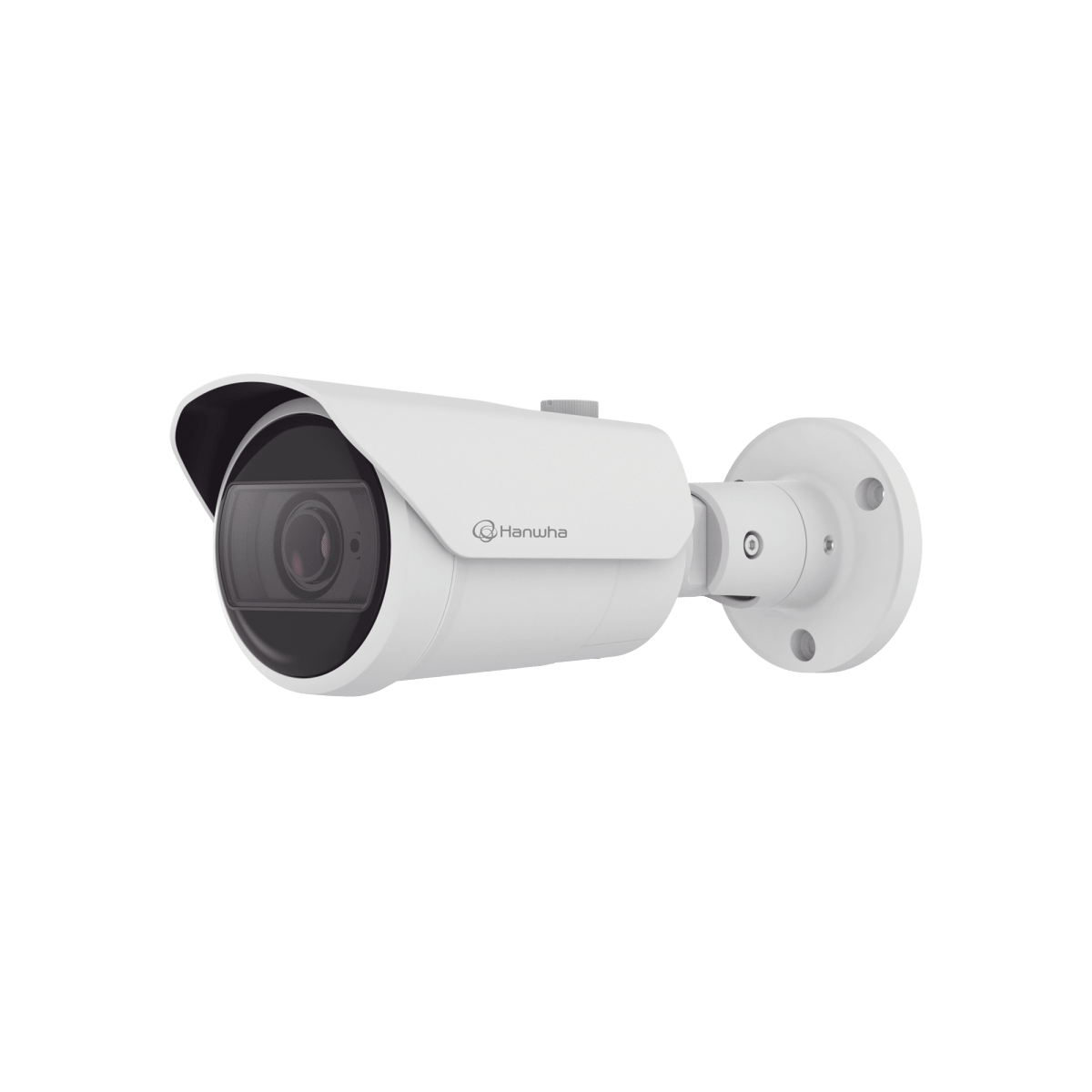 Camaras IP BalaHANWHA VISIONQNO-C8083RCámara IP Bala 5MP Lente Varifocal 3.2 - 10mm IR 30M WDR 120dB IA Detección Personas Vehículos Hanwha Vision QNO - C8083R - SILYMX
