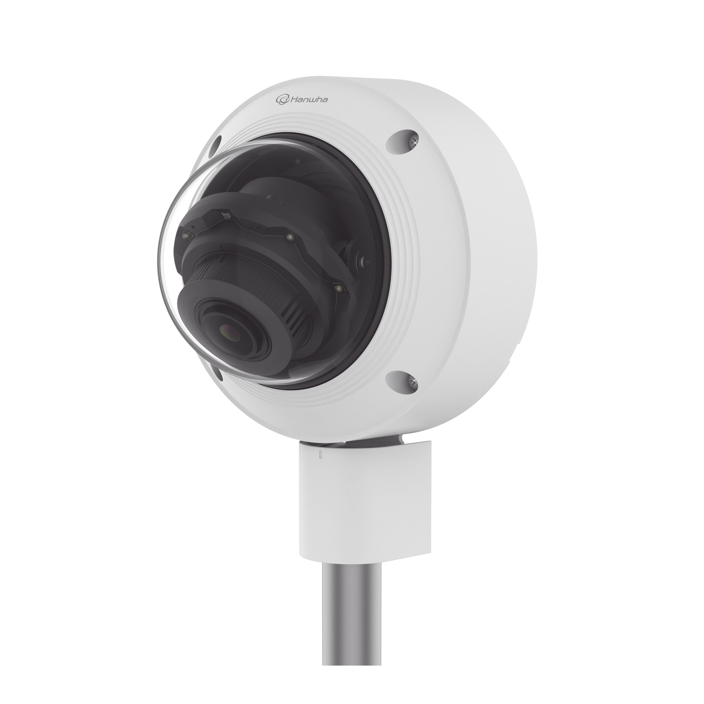 Cámara IP Tipo domo Antivandálica 5 Megapíxel / Lente Varifocal 3.2 - 10mm / IR 30M / WDR 120db / IP66 / H.265 & WiseStream / Inteligencia Artificial Deteccion de Personas y vehiculos HANWHA VISION - Imagen 3