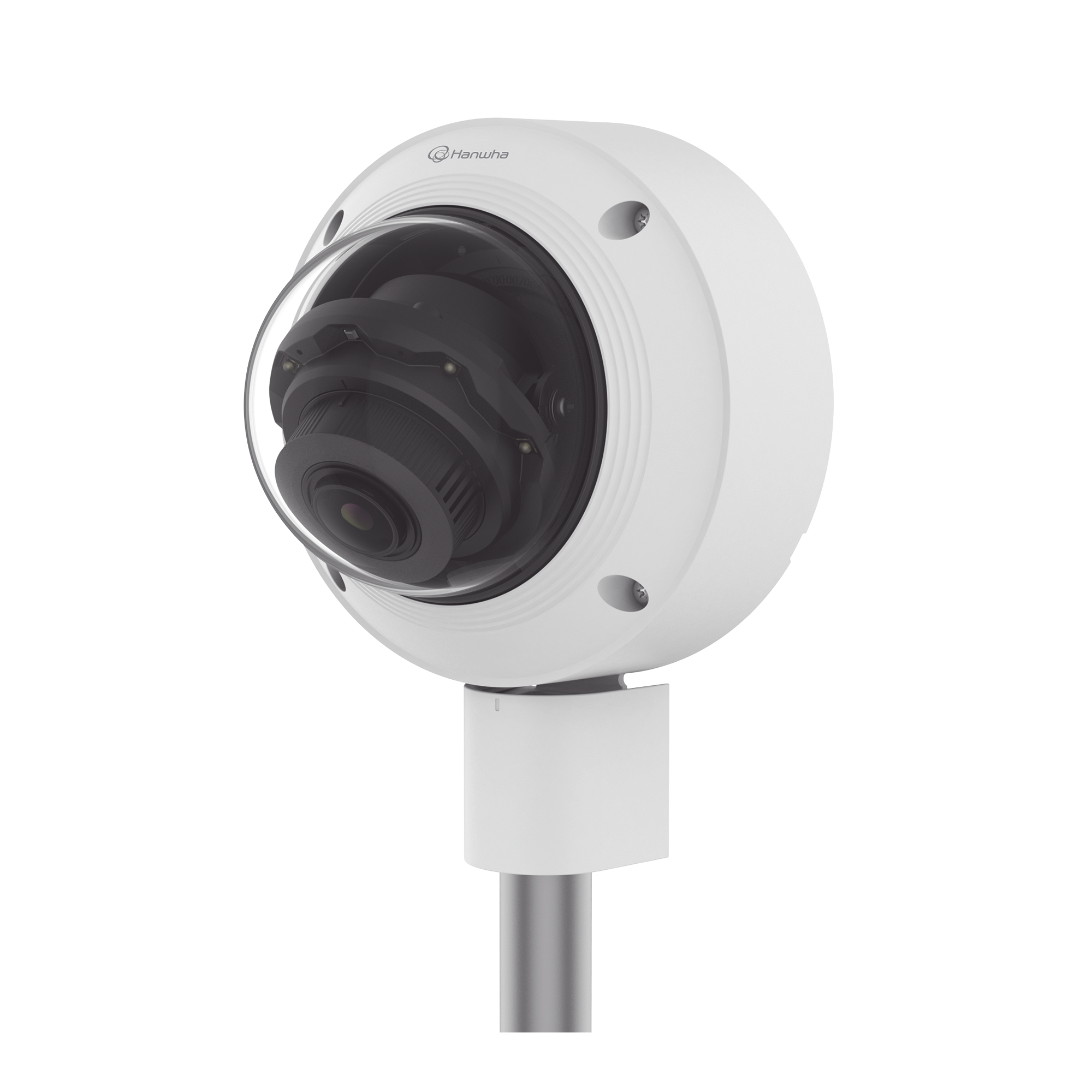 Cámara IP Tipo domo Antivandálica 5 Megapíxel / Lente Varifocal 3.2 - 10mm / IR 30M / WDR 120db / IP66 / H.265 & WiseStream / Inteligencia Artificial Deteccion de Personas y vehiculos HANWHA VISION - Imagen 3