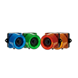 Combinacion de baliza LED color Ámbar y sirena electrónica de 31 tonos resistente a la intemperie de volumen máx. 123 dB a 12-24 VCD QLIGHT - Imagen 2